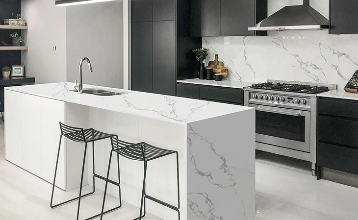 misty quartz countertop gallery