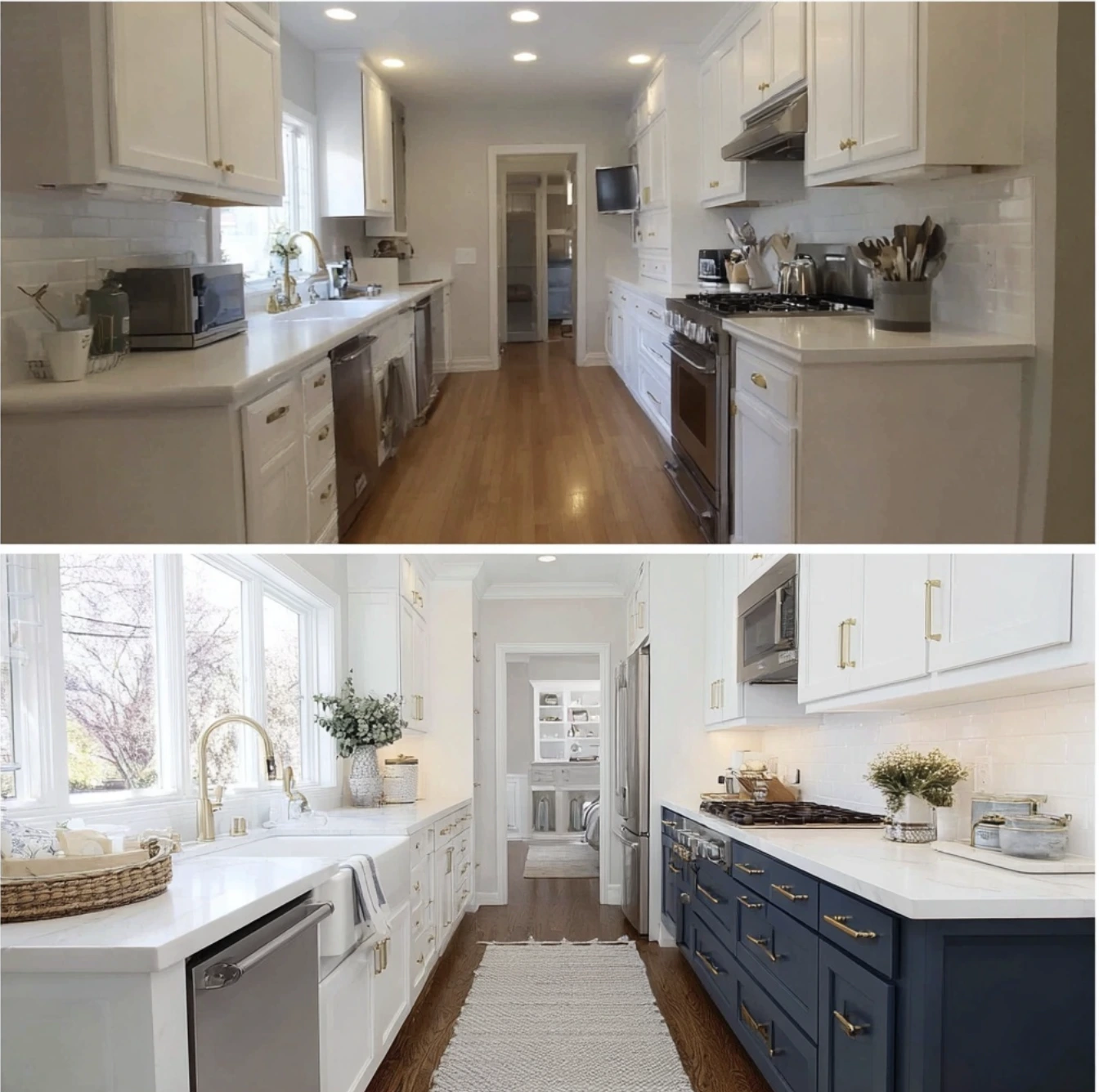 kitchen remodelling design before after